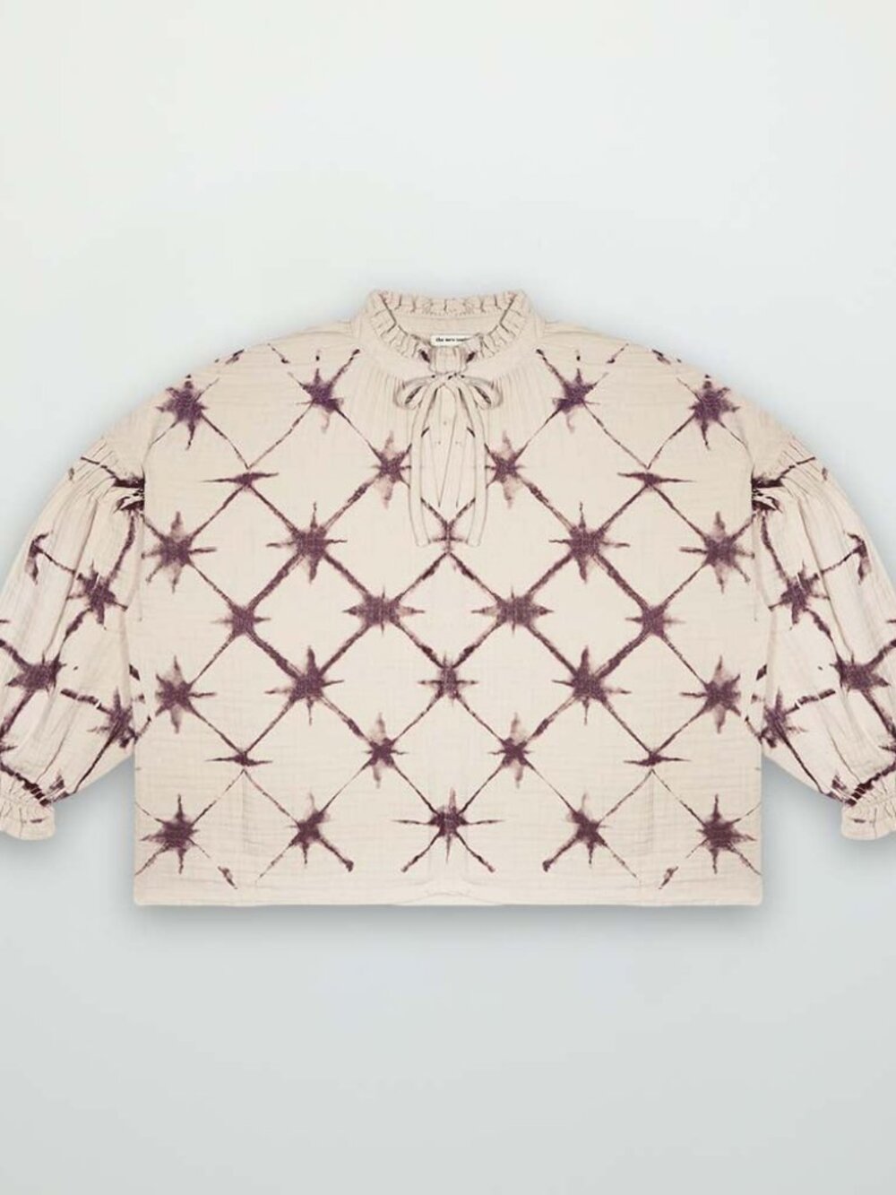 Olivia Woman Blouse - Burgundy Tie Dye